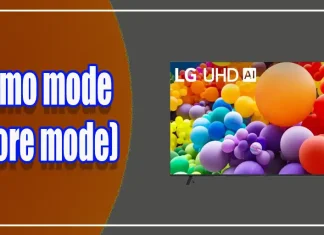 Kuinka sammuttaa demotila (kauppatila) LG-televisioissa